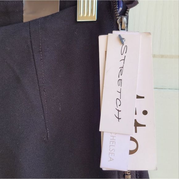 Amanda & Chelsea Black Cropped Ankle Career Trousers Size 10P NWT - Picture 4 of 8